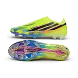 Adidas F50 Hyperfast Laceless Elite Light Green Firm Ground FG Football Boot - Neon Yellow