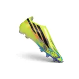 Adidas F50 Hyperfast Laceless Elite Light Green Firm Ground FG Football Boot - Neon Yellow
