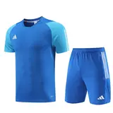 Adidas Light Blue Training Set T-Shirt and Shorts