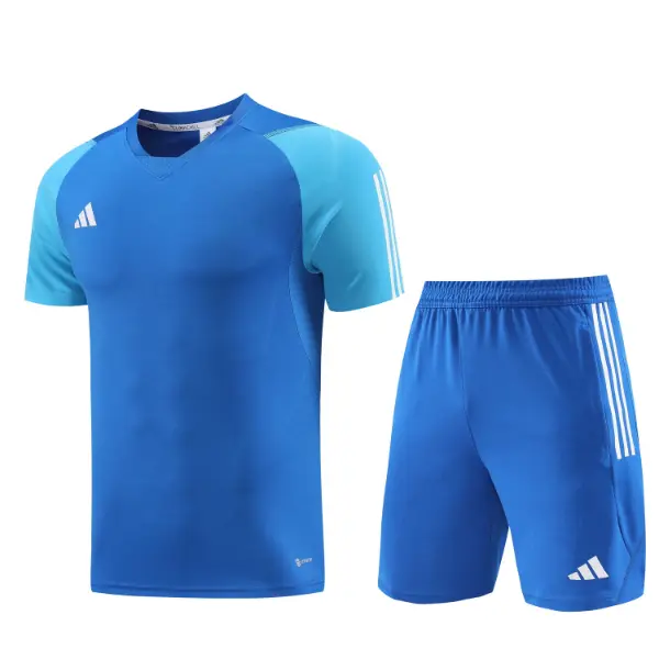 Adidas Light Blue Training Set T-Shirt and Shorts