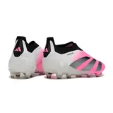 Adidas Predator 30 Elite Laceless Pink and White Firm Ground FG Football Boot