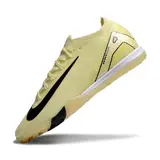 Nike Zoom Mercurial Vapor 16 Elite Yellow and Black Turf TF Football Boot - Pale Yellow