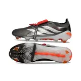 Adidas Predator 26 Elite Tongue Gray, Orange and White Firm Ground FG Football Boot