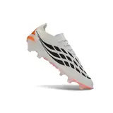 Adidas Predator 26 Elite White, Black and Orange Firm Ground FG Football Boot