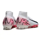 Nike Air Zoom Mercurial Superfly 10 Elite White and Light Pink Firm Ground FG Football Boot