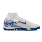 Nike Zoom Mercurial Superfly 10 Elite Kids Turf TF Football Boot - White/Blue