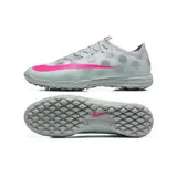 Nike Air Zoom Mercurial Vapor 17 Elite Gray and Pink Turf TF Kids Football Boot