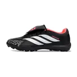 Adidas Predator 26 League Tongue Black and Red Turf TF Football Boot - Black/White