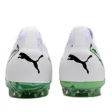 Puma Ultra 5 Carbon White and Green Multi Ground MG Football Boot