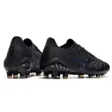 Mizuno Morelia Neo III Elite Black and Navy Firm Ground FG Football Boot