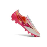 Mizuno Alpha III Elite White and Pink Firm Ground FG Football Boot