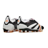 Adidas Predator 30 Elite Tongue Black White and Orange Firm Ground FG Football Boot