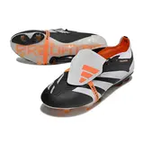 Adidas Predator 30 Elite Tongue Black White and Orange Firm Ground FG Football Boot
