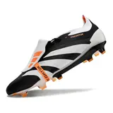 Adidas Predator 30 Elite Tongue Black White and Orange Firm Ground FG Football Boot