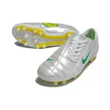 Nike Total 90 III White Yellow and Green Firm Ground FG Football Boot