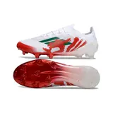 Adidas F50 Primeknit Elite White and Red Firm Ground FG Football Boot
