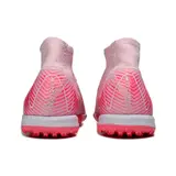 Nike Zoom Mercurial Superfly 10 Elite Kids Pink and Green Turf TF Football Boot