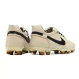 Nike Tiempo R10 Legend Elite Beige and Black Tongue Firm Ground FG Football Boot