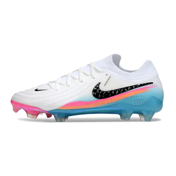 Nike Phantom GX2 Elite White Light Blue and Pink Firm Ground FG Football Boot