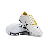 Nike Total 90 III Kids White and Gold Firm Ground FG Football Boot