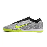 Nike Mercurial Vapor 15 Elite Gray and Green Indoor IC Football Boot