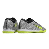 Nike Mercurial Vapor 15 Elite Gray and Green Indoor IC Football Boot