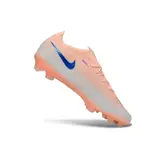 Nike Air Zoom Mercurial Vapor 17 Elite Salmon Pink and Blue Firm Ground FG Kids Football Boot