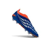 Adidas Predator 26 Elite Laceless Blue and Orange Firm Ground FG Football Boot