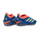 Adidas Predator 26 Elite Laceless Blue and Orange Firm Ground FG Football Boot