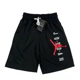 Jordan Black White and Red Shorts - Black/Red Jumpman