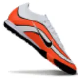 Nike Zoom Mercurial Vapor 16 Elite White Orange and Black Turf TF Football Boot