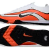 Nike Zoom Mercurial Vapor 16 Elite White Orange and Black Turf TF Football Boot