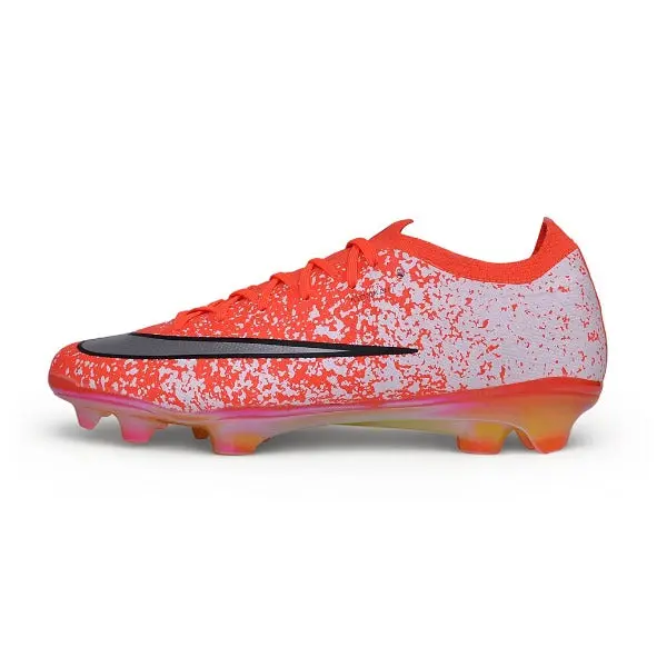 Nike Air Zoom Mercurial Vapor 17 Elite White and Red Firm Ground FG Football Boot - Red Speckle