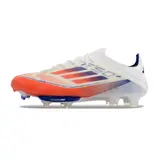 Adidas F50+ Elite Black and Yellow Firm Ground FG Football Boot - White/Orange
