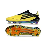 Adidas F50 Elite Laceless Yellow and Black Firm Ground FG Football Boot