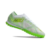 Nike Zoom Mercurial Vapor 15 Elite Silver and Green Turf TF Football Boot