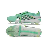 Adidas Predator 26 Elite Tongue Light Green and White Firm Ground FG Football Boot