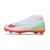 Nike Air Zoom Mercurial Superfly 10 Academy White, Orange and Pink Firm Ground FG Football Boot