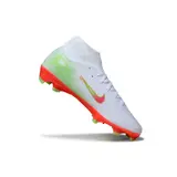 Nike Air Zoom Mercurial Superfly 10 Academy White, Orange and Pink Firm Ground FG Football Boot