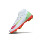 Nike Air Zoom Mercurial Superfly 10 Academy White, Orange and Pink Firm Ground FG Football Boot