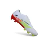 New Balance Furon Team V9 White, Green and Red Firm Ground FG Football Boot