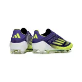 Adidas F50 Primeknit Elite Purple and Green Firm Ground FG Football Boot