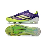 Adidas F50 Primeknit Elite Purple and Green Firm Ground FG Football Boot