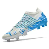 Puma Future Z 1.3 White and Blue Firm Ground FG Football Boot