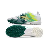 Adidas F50 Elite White and Green Turf TF Football Boot