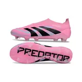 Adidas Predator 25 Elite Laceless Light Pink Firm Ground FG Football Boot