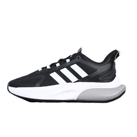 Adidas Alphabounce + Black and White Running Shoes