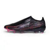 Adidas F50 Hyperfast Laceless Elite Black and Red Firm Ground FG Football Boot