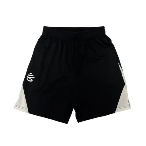 Under Armour Black and White Shorts - Black/White Side Panel