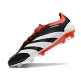 Adidas Predator 30 Elite Black White and Red Firm Ground FG Football Boot